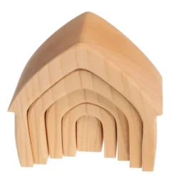 Piezas de madera natural casa (5) - Grimm's