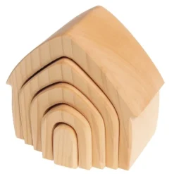Piezas de madera natural casa (5) - Grimm's