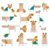 Piezas de madera para construir animales (16) - Londji