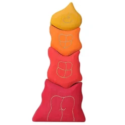 Piezas de madera para construir Torre Roja (4) - Grimm's