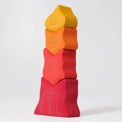 Piezas de madera para construir Torre Roja (4) - Grimm's