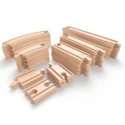 Piezas de madera para extender las vías de tren (27) - Hape