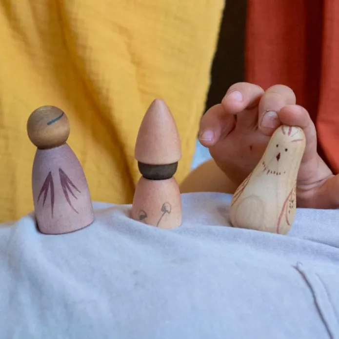 Piezas de madera personajes de cuentos Moonlight (22) - Grapat