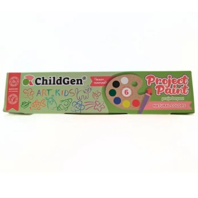 Pintura de dedos orgánica 20 ml (6) - ChildGen