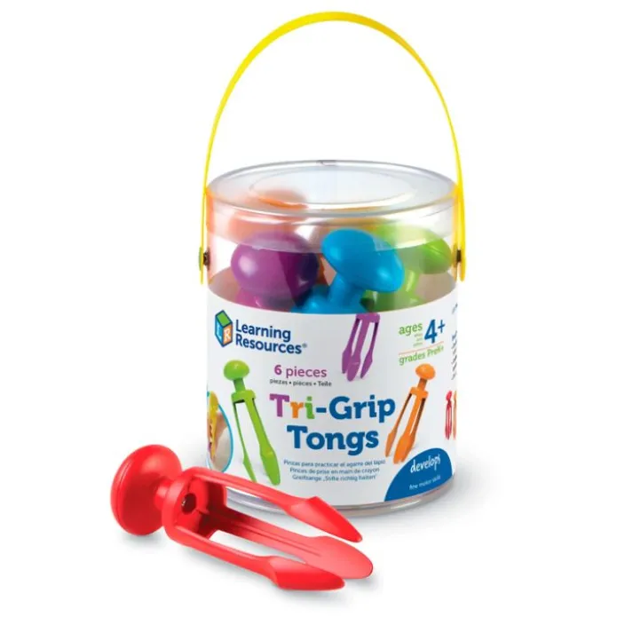 Pinzas triple agarre de colores (6) - Learning Resources