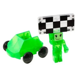 Pista de carreras con coches Downhill Dou (40) - Magna-Tiles