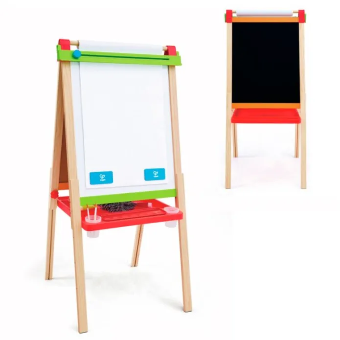 Pizarra de madera doble cara 4 en 1 - Hape