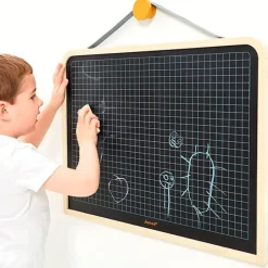 Pizarra de madera magnética reversible para pared - Janod