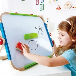 Pizarra de madera portatil, doble cara - Hape