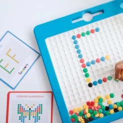 Pizarra magnética con tarjetas Imadots 31 x 31 cm - Braintoys