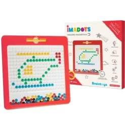 Pizarra magnética con tarjetas Imadots 31 x 31 cm - Braintoys