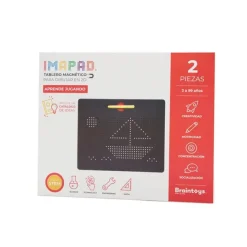 Pizarra magnética negra Imapad 31 x 25,5 cm - Braintoys