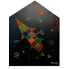 Pizarra magnética panel adhesivo Imaboard negra Imanix 112 x 85 cm - Braintoys