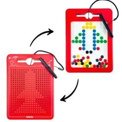 Pizarra magnética reversible 2 en 1 con tarjetas - Beleduc