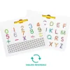 Pizarra magnética reversible Imapad números y letras 31 x 25,5 cm - Braintoys