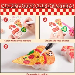 Pizza mágica de espuma 3D - Jarmelo