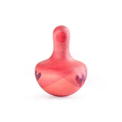 Pájaro peonza rosa de madera Chill Pink Bird - Grapat