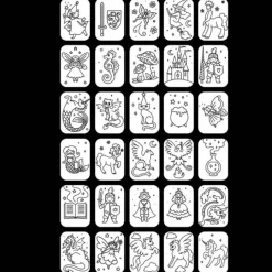Plantillas de repuesto para Kidydraw Animales y cuentos (60) - Kidywolf