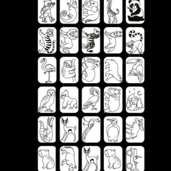 Plantillas de repuesto para Kidydraw Animales y cuentos (60) - Kidywolf