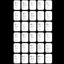 Plantillas de repuesto para Kidydraw Números, letras y juegos (60) - Kidywolf