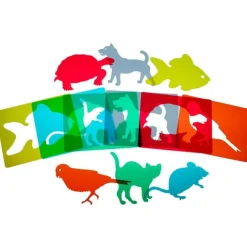 Plantillas translúcidas animales mascotas Light & Learn - HenBea