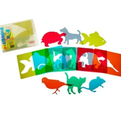 Plantillas translúcidas animales mascotas Light & Learn - HenBea
