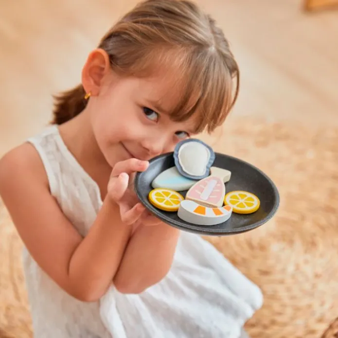 Plato de marisco de madera para cortar - PlanToys