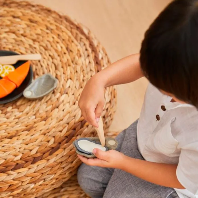 Plato de marisco de madera para cortar - PlanToys