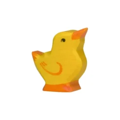 Pollito con la cabeza alzada de madera - HOLZTIGER