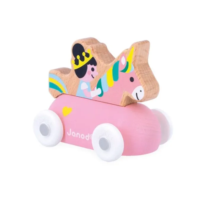 Princesa con unicornio de madera Cross Roads - Janod