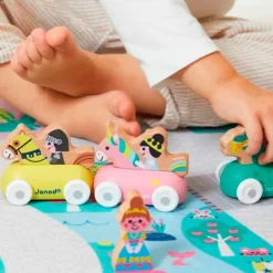 Princesa con unicornio de madera Cross Roads - Janod