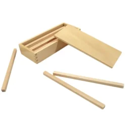 Prismas de madera para escalera marrón (19) - Montessori