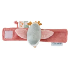 Pulsera sonajero de peluche Pajarito - Little Dutch