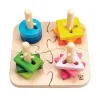 Puzle apilable de madera con clavijas - Hape