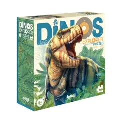Puzle con datos curiosos Dinosaurios 350 piezas - Londji