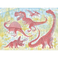Puzle con lupa Descubre los dinosaurios 200 piezas - Londji