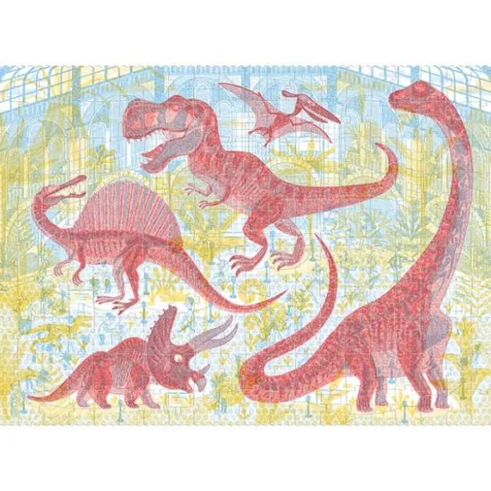 Puzle con lupa Descubre los dinosaurios 200 piezas - Londji