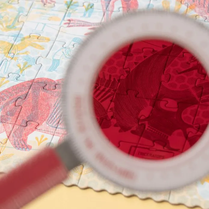 Puzle con lupa Descubre los dinosaurios 200 piezas - Londji