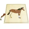 Puzle de madera caballo esqueleto - Montessori