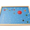 Puzle de madera con marco Planetas Sistema Solar - Montessori