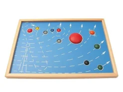 Puzle de madera con marco Planetas Sistema Solar - Montessori