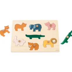 Puzle de madera encajable 7 animales - Trixie