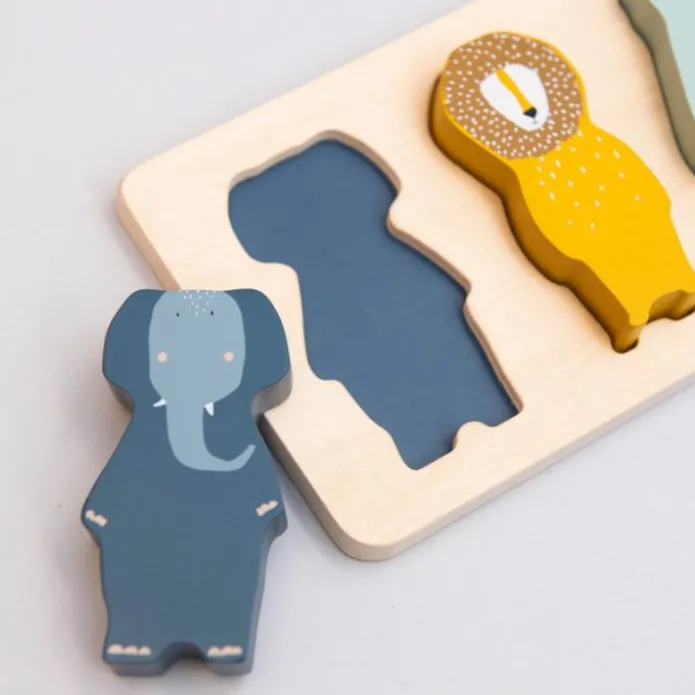 Puzle de madera encajable 5 animales - Trixie