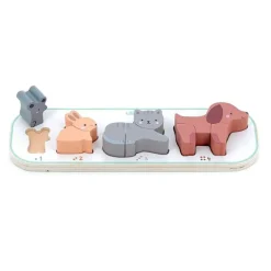 Puzle de madera encajable 1, 2, 3, 4 Animales - Vilac
