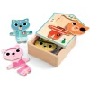 Puzle de madera encajable Dressup Mix 18 piezas - Djeco