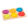 Puzle de madera encajable fracciones - Goki