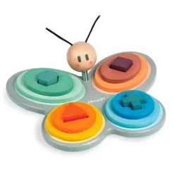 Puzle de madera encajable Mariposa Sweet Cocoon - Janod