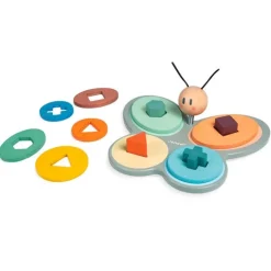 Puzle de madera encajable Mariposa Sweet Cocoon - Janod