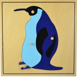 Puzle de madera pingüino - Montessori