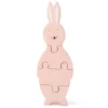 Puzle de madera silueta de conejo 4 piezas - Trixie